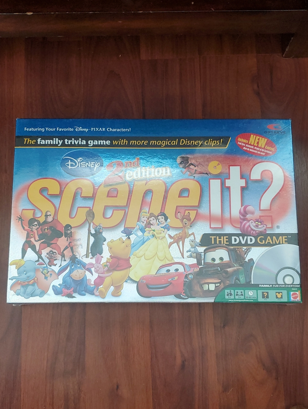 Disney Scene It? 2nd Edition The DVD Game - Family Trivia (Blue) NEW , SEALED